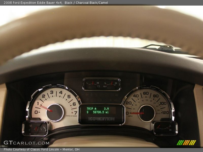Black / Charcoal Black/Camel 2008 Ford Expedition Eddie Bauer 4x4