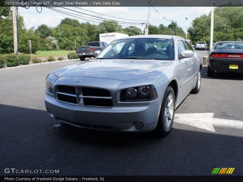 Bright Silver Metallic / Dark Slate Gray 2010 Dodge Charger SXT