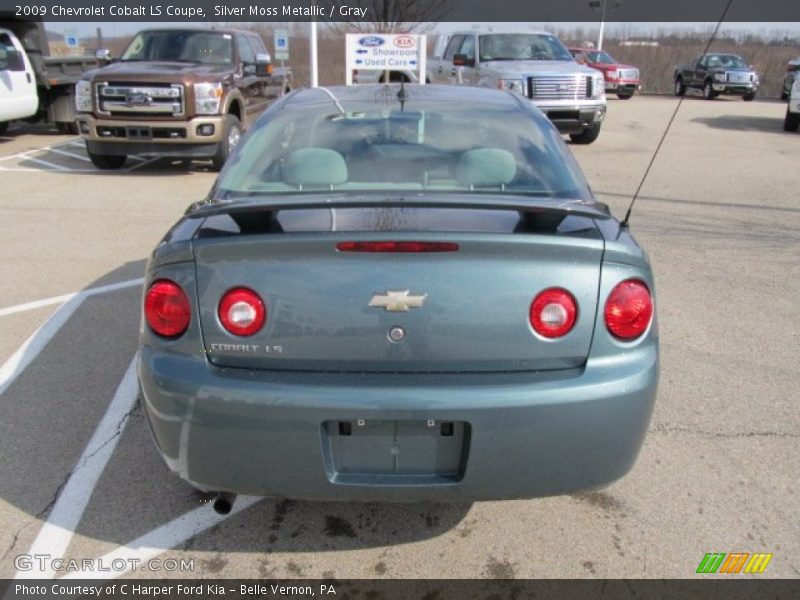 Silver Moss Metallic / Gray 2009 Chevrolet Cobalt LS Coupe