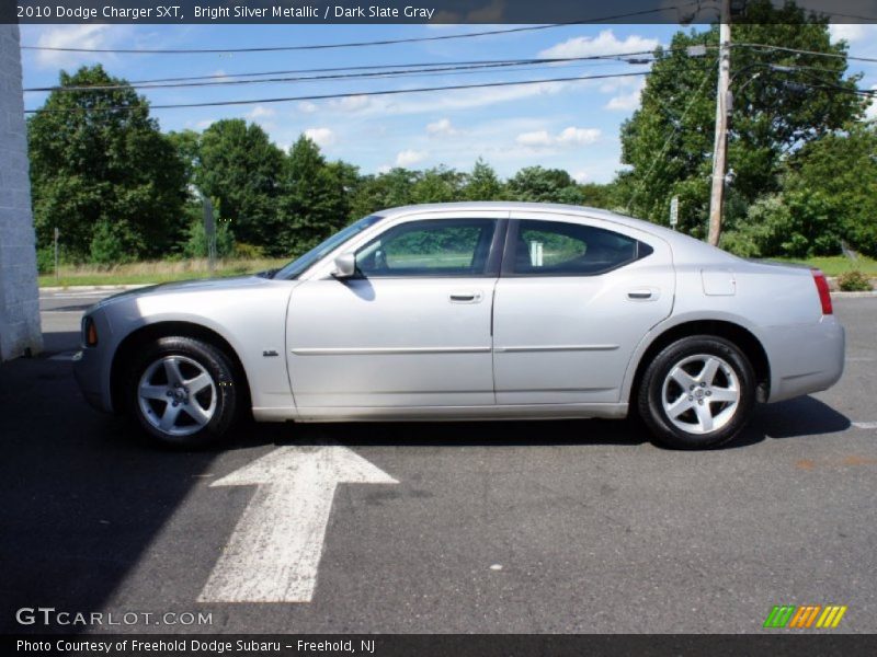 Bright Silver Metallic / Dark Slate Gray 2010 Dodge Charger SXT