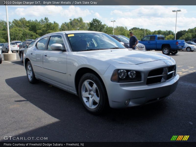 Bright Silver Metallic / Dark Slate Gray 2010 Dodge Charger SXT