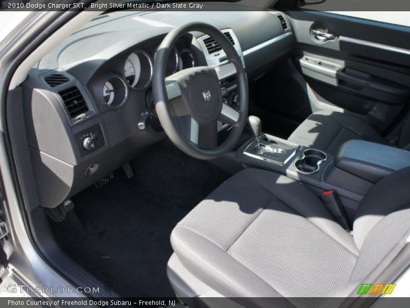 Bright Silver Metallic / Dark Slate Gray 2010 Dodge Charger SXT