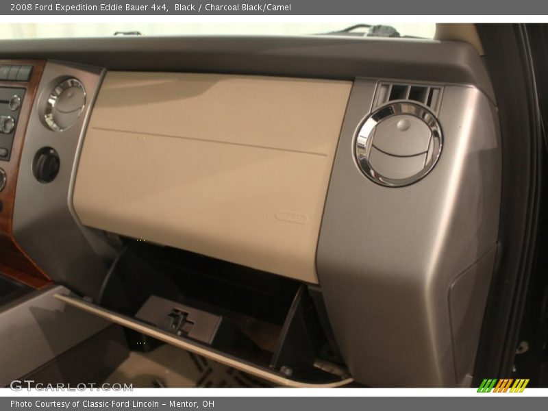 Black / Charcoal Black/Camel 2008 Ford Expedition Eddie Bauer 4x4