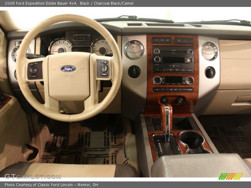 Black / Charcoal Black/Camel 2008 Ford Expedition Eddie Bauer 4x4