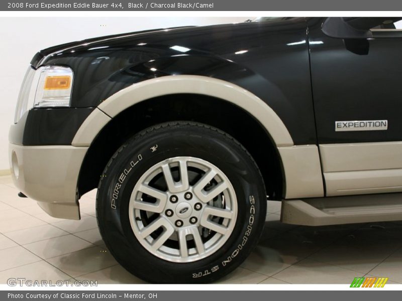 Black / Charcoal Black/Camel 2008 Ford Expedition Eddie Bauer 4x4