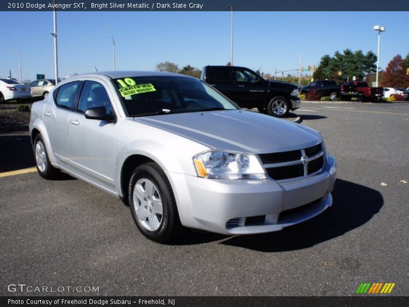 Bright Silver Metallic / Dark Slate Gray 2010 Dodge Avenger SXT