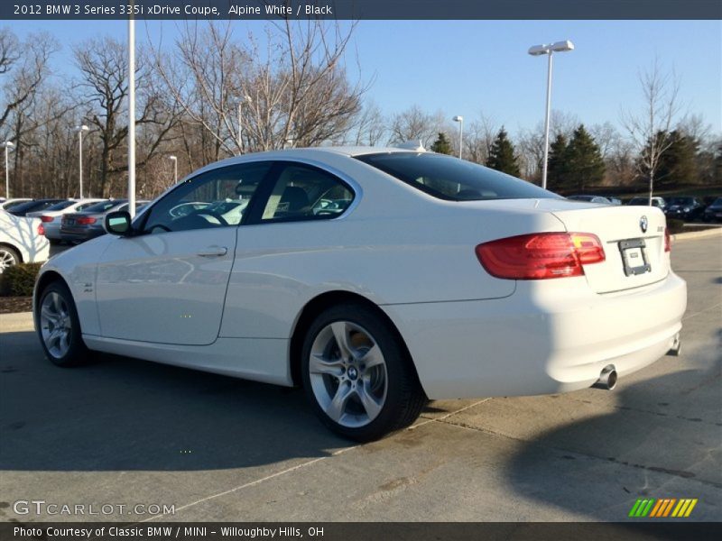 Alpine White / Black 2012 BMW 3 Series 335i xDrive Coupe