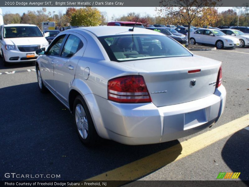 Bright Silver Metallic / Dark Slate Gray 2010 Dodge Avenger SXT