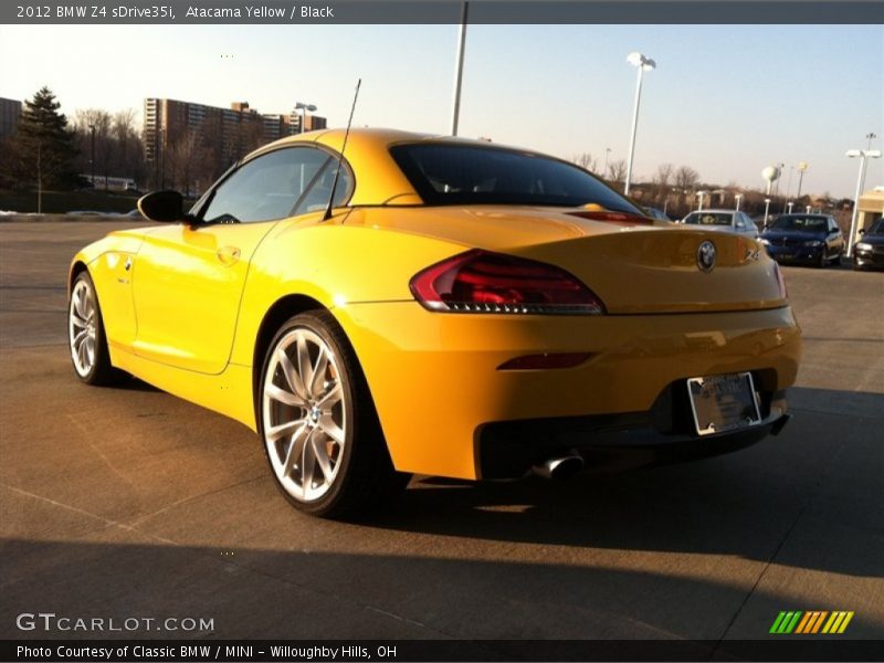  2012 Z4 sDrive35i Atacama Yellow