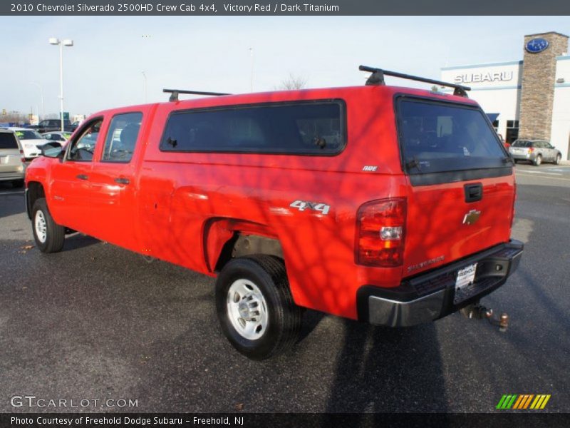 Victory Red / Dark Titanium 2010 Chevrolet Silverado 2500HD Crew Cab 4x4
