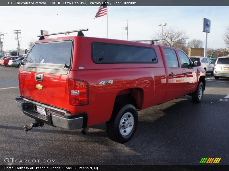 Victory Red / Dark Titanium 2010 Chevrolet Silverado 2500HD Crew Cab 4x4
