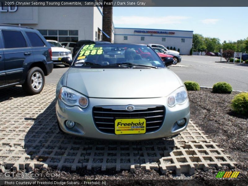 Satin Jade Pearl / Dark Slate Gray 2005 Chrysler Sebring Touring Convertible