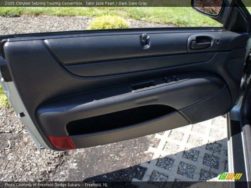 Satin Jade Pearl / Dark Slate Gray 2005 Chrysler Sebring Touring Convertible