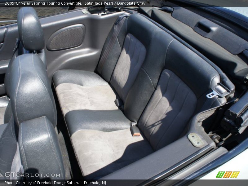Satin Jade Pearl / Dark Slate Gray 2005 Chrysler Sebring Touring Convertible
