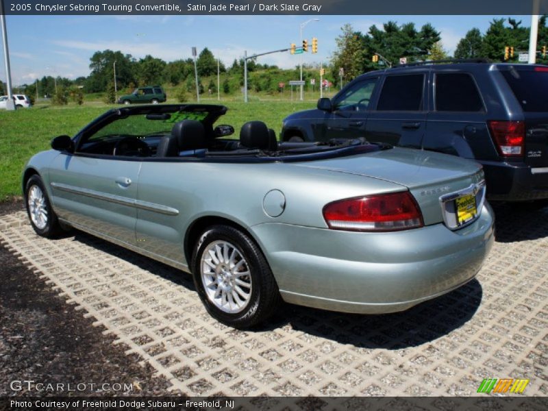 Satin Jade Pearl / Dark Slate Gray 2005 Chrysler Sebring Touring Convertible