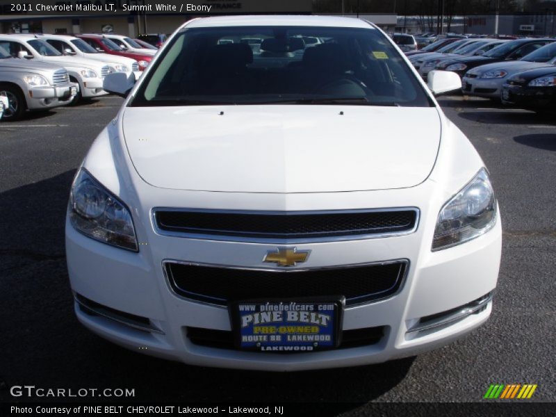 Summit White / Ebony 2011 Chevrolet Malibu LT
