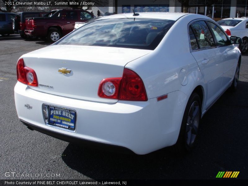 Summit White / Ebony 2011 Chevrolet Malibu LT