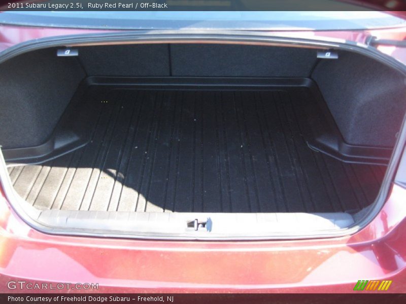 Ruby Red Pearl / Off-Black 2011 Subaru Legacy 2.5i