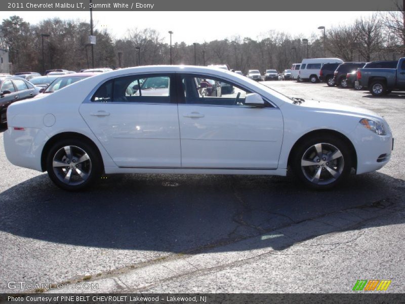 Summit White / Ebony 2011 Chevrolet Malibu LT