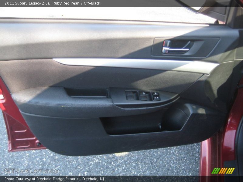 Ruby Red Pearl / Off-Black 2011 Subaru Legacy 2.5i