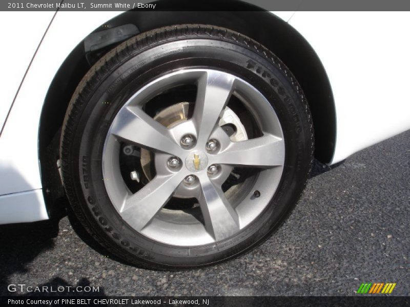 Summit White / Ebony 2011 Chevrolet Malibu LT