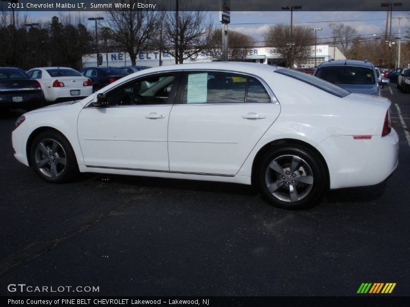 Summit White / Ebony 2011 Chevrolet Malibu LT