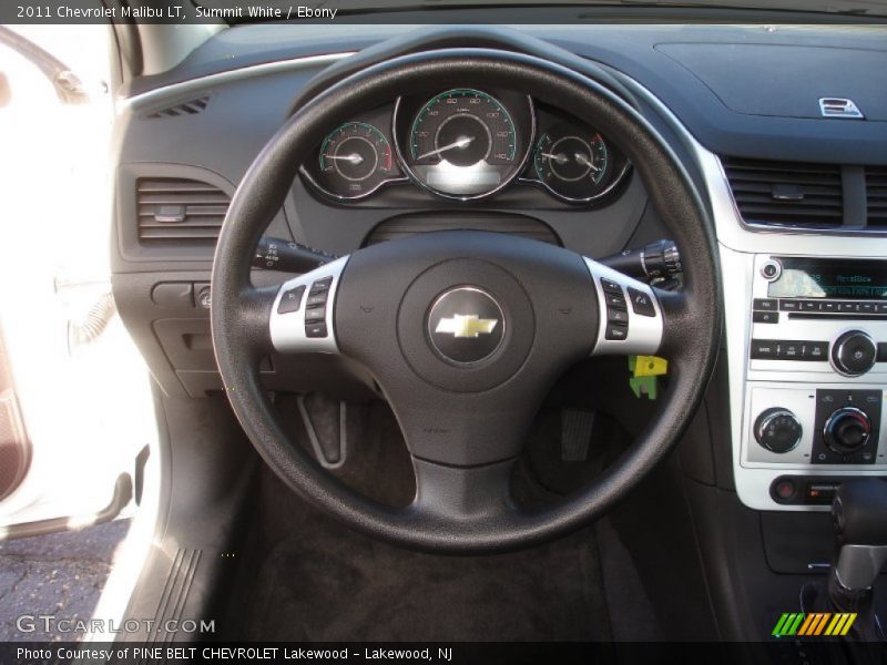Summit White / Ebony 2011 Chevrolet Malibu LT
