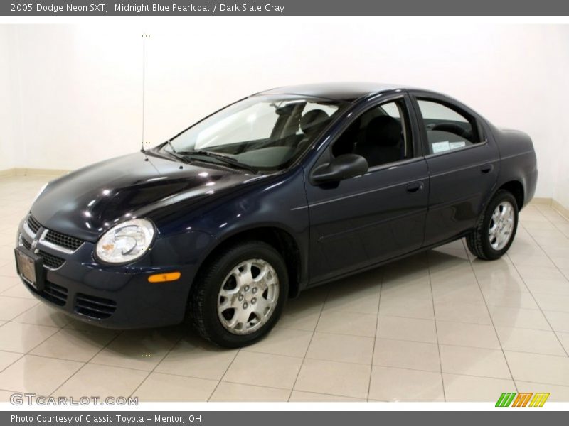 Midnight Blue Pearlcoat / Dark Slate Gray 2005 Dodge Neon SXT