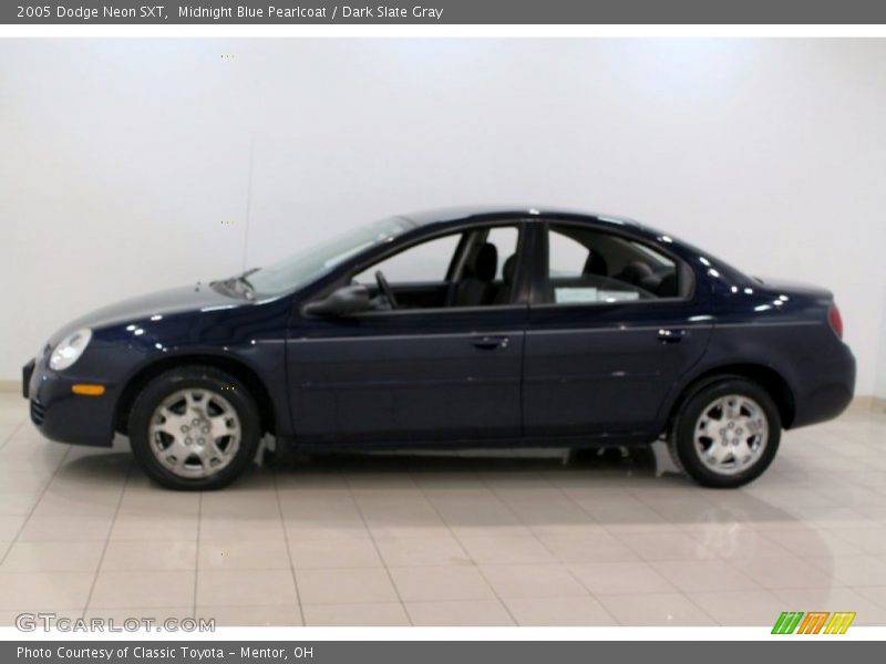 Midnight Blue Pearlcoat / Dark Slate Gray 2005 Dodge Neon SXT