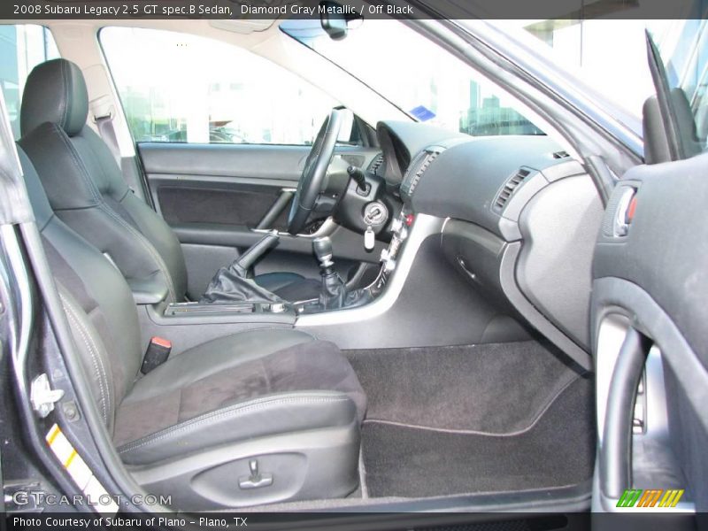 Diamond Gray Metallic / Off Black 2008 Subaru Legacy 2.5 GT spec.B Sedan
