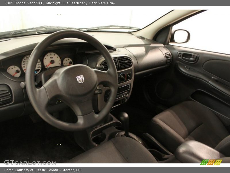 Midnight Blue Pearlcoat / Dark Slate Gray 2005 Dodge Neon SXT