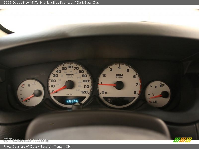 Midnight Blue Pearlcoat / Dark Slate Gray 2005 Dodge Neon SXT