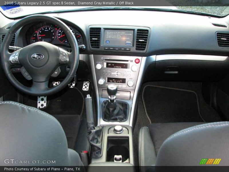 Dashboard of 2008 Legacy 2.5 GT spec.B Sedan