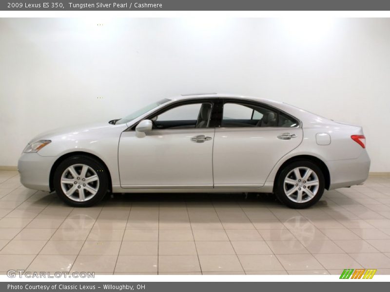 Tungsten Silver Pearl / Cashmere 2009 Lexus ES 350