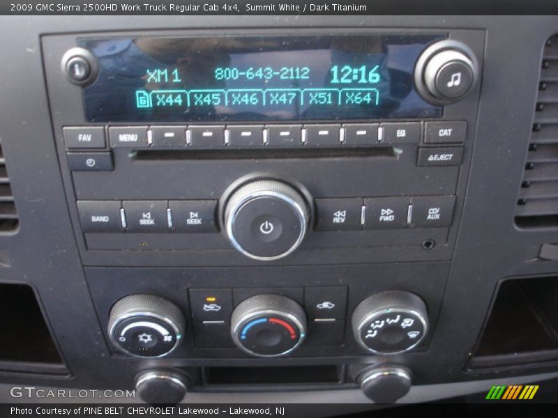 Summit White / Dark Titanium 2009 GMC Sierra 2500HD Work Truck Regular Cab 4x4