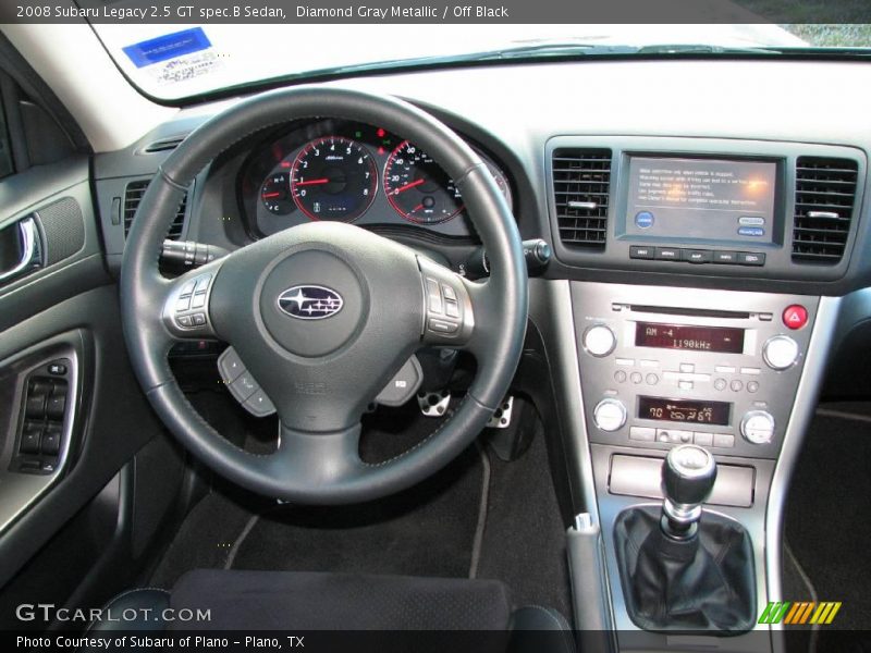 Dashboard of 2008 Legacy 2.5 GT spec.B Sedan