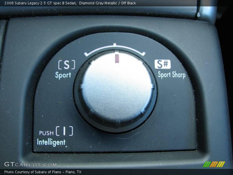 Controls of 2008 Legacy 2.5 GT spec.B Sedan