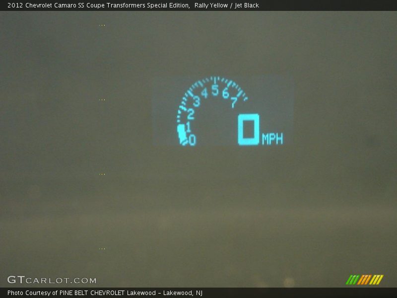 Rally Yellow / Jet Black 2012 Chevrolet Camaro SS Coupe Transformers Special Edition