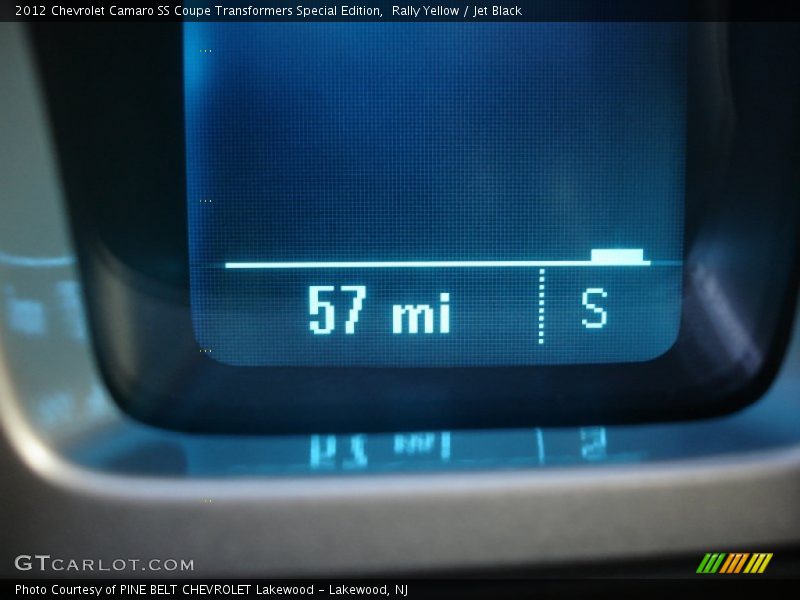 Rally Yellow / Jet Black 2012 Chevrolet Camaro SS Coupe Transformers Special Edition