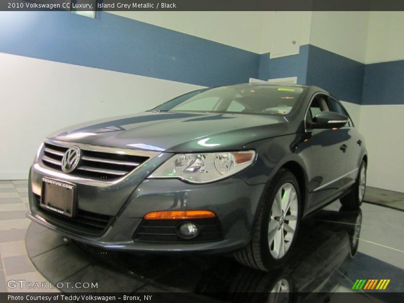 Island Grey Metallic / Black 2010 Volkswagen CC Luxury