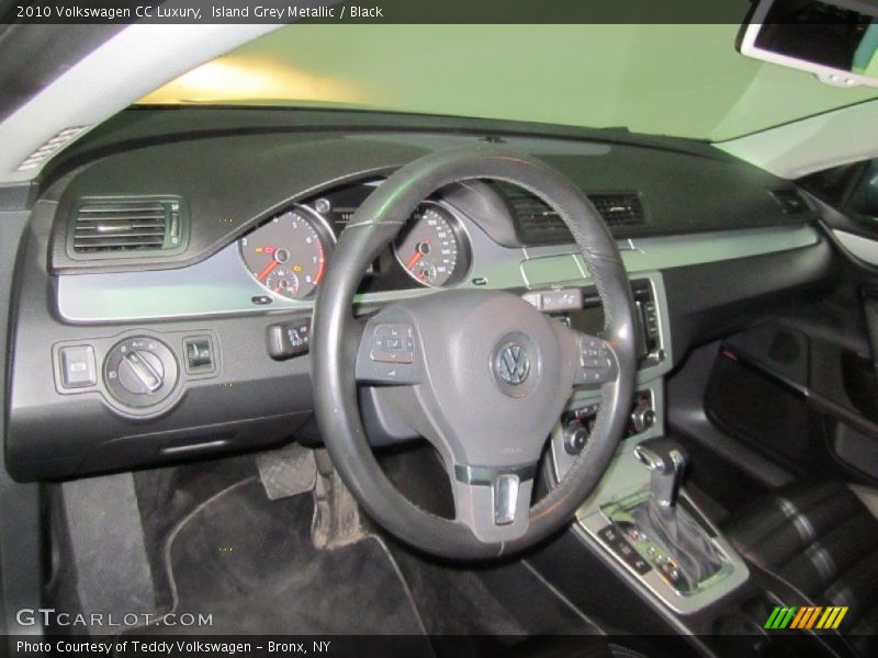Island Grey Metallic / Black 2010 Volkswagen CC Luxury