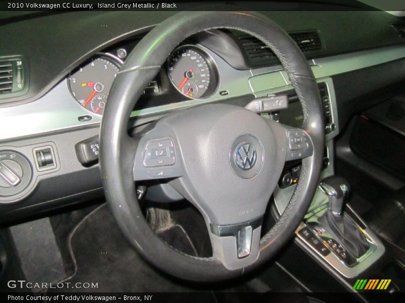 Island Grey Metallic / Black 2010 Volkswagen CC Luxury