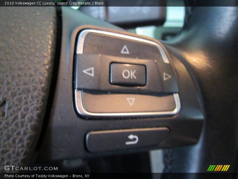 Island Grey Metallic / Black 2010 Volkswagen CC Luxury
