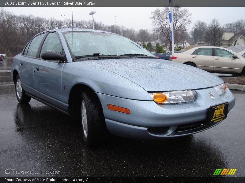 Silver Blue / Gray 2001 Saturn S Series SL1 Sedan