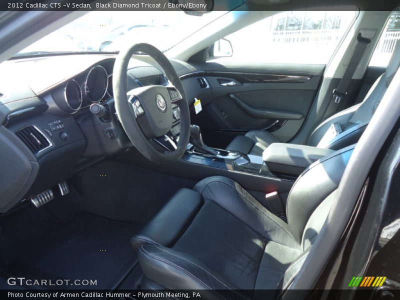  2012 CTS -V Sedan Ebony/Ebony Interior
