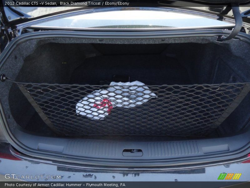 Black Diamond Tricoat / Ebony/Ebony 2012 Cadillac CTS -V Sedan