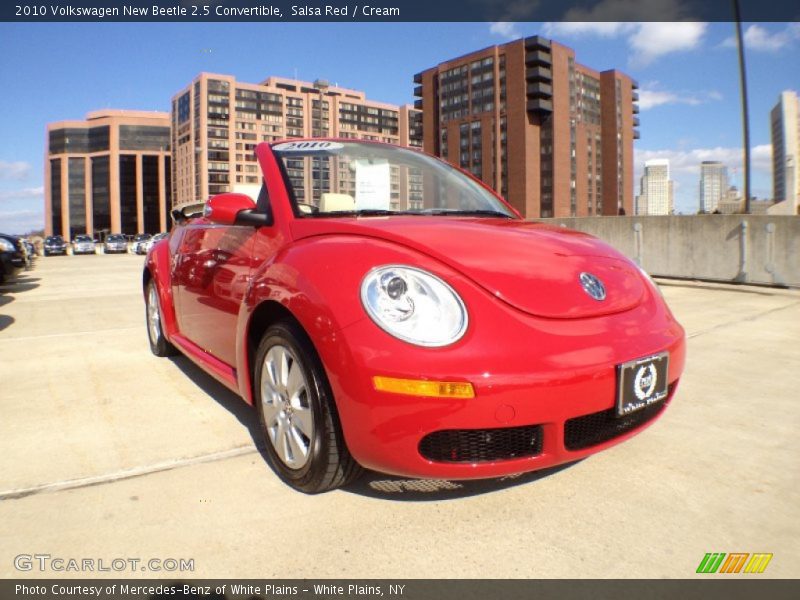 Salsa Red / Cream 2010 Volkswagen New Beetle 2.5 Convertible