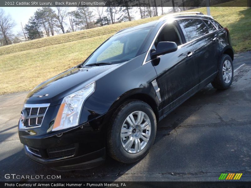 Black Raven / Ebony/Ebony 2012 Cadillac SRX Luxury