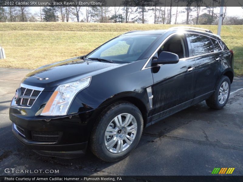Black Raven / Ebony/Ebony 2012 Cadillac SRX Luxury