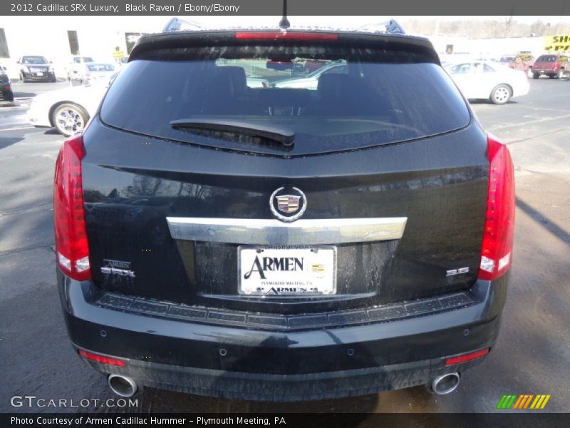 Black Raven / Ebony/Ebony 2012 Cadillac SRX Luxury